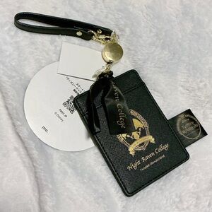Disney Twisted Wonderland ツイステ  Night Raven Cardholder Retractable Lanyard